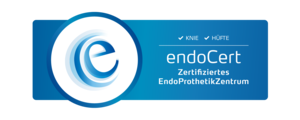 Logo zertifiziertes Endoprothetikzentrum