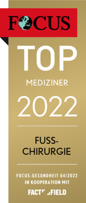 Siegel Top Mediziner 2020 Fußchirurgie Focus Gesundheit