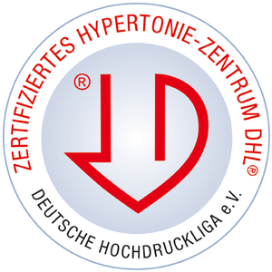 Siegel zertifiziertes Hypertonie-Zentrum DHL Deutsche Hochdruckliga e.V. DHL